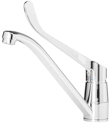 REGINOX K�chenarmatur Chena MED Chrom (R35238) Einhebelmischer Med. Bereich Unterarmbedienung 360� schwenkbarer Auslauf