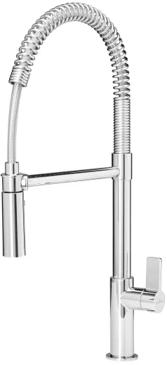 REGINOX K�chenarmatur Yukon Semi Pro Chrom (R31582) Einhebelmischer mit Pendelbrause umstellbar 360� schwenkbarer Auslauf