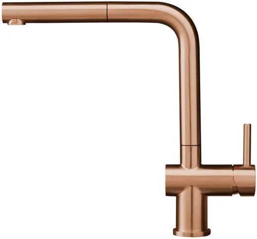 REGINOX K�chenarmatur Cedar II Copper PVD (R38789) Einhebelmischer mit Zugauslauf 360� schwenkbarer Auslauf
