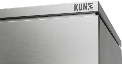 KUNe Arbeits-/ Mehrzweckbecken Novum 100 PWB22-100 K320 wandh�ngend gekantetes und geschwei�tes Ausgussbecken Verblendung Edelstahl geschliffen