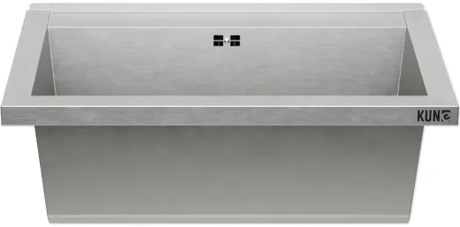 KUNe Arbeits-/ Mehrzweckbecken Alevum 65 KWB25-65 wandh�ngend gekantetes und geschwei�tes Ausgussbecken (Beckentiefe 250mm)