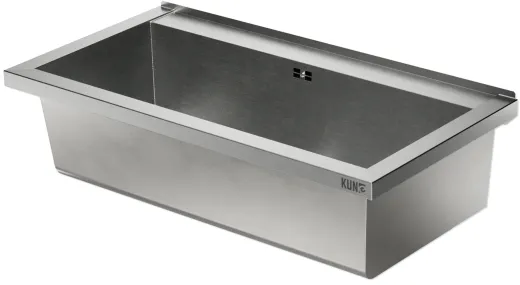 KUNe Arbeits-/ Mehrzweckbecken Alevum 85 KWB25-85 wandh�ngend gekantetes und geschwei�tes Ausgussbecken (Beckentiefe 250mm)