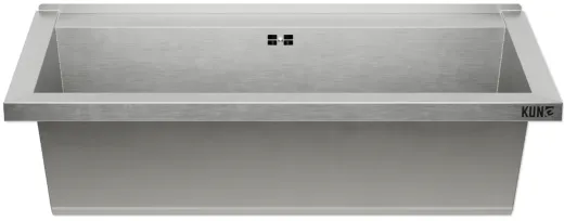 KUNe Arbeits-/ Mehrzweckbecken Alevum 85 KWB25-85 wandh�ngend gekantetes und geschwei�tes Ausgussbecken (Beckentiefe 250mm)