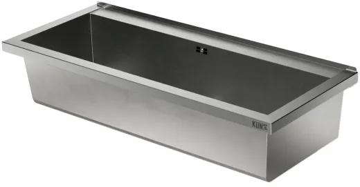 KUNe Arbeits-/ Mehrzweckbecken Alevum 105 KWB25-105 wandh�ngend gekantetes und geschwei�tes Ausgussbecken (Beckentiefe 250mm)
