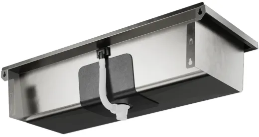 KUNe Arbeits-/ Mehrzweckbecken Alevum 105 KWB25-105 wandh�ngend gekantetes und geschwei�tes Ausgussbecken (Beckentiefe 250mm)