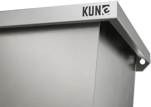 KUNe Arbeits-/ Mehrzweckbecken Alevum 105 KWB25-105 wandh�ngend gekantetes und geschwei�tes Ausgussbecken (Beckentiefe 250mm)