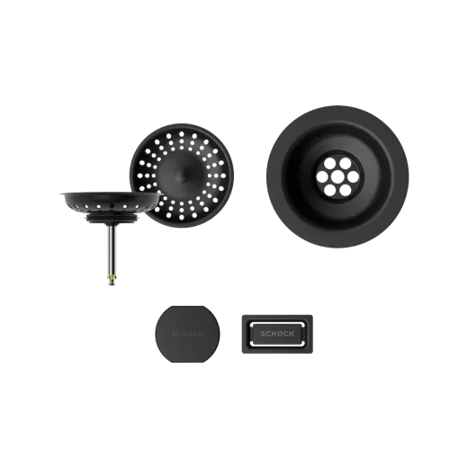 SCHOCK K�chensp�le Kaia N-100S-U Cristadur� Nano-Granitsp�le / Unterbausp�le mit Drehexcenter