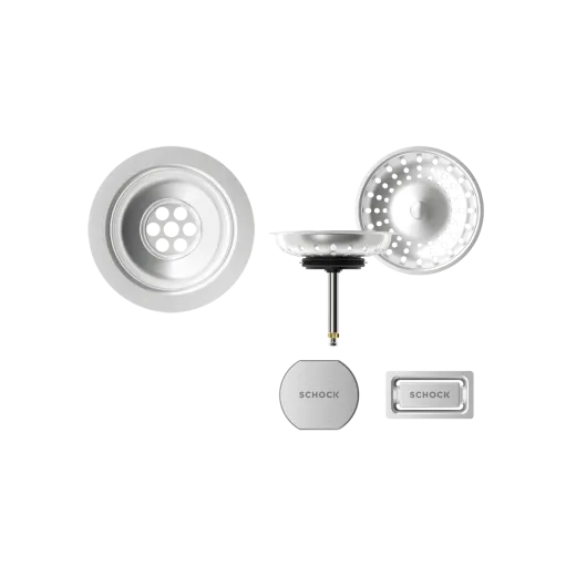 SCHOCK K�chensp�le Kaia N-100-U Cristadur� Nano-Granitsp�le / Unterbausp�le mit Drehexcenter