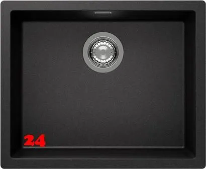 SCHOCK K�chensp�le Kaia N-100L Cristadur� Nano-Granitsp�le / Einbausp�le mit Drehexcenter
