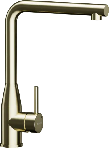 SCHOCK K�chenarmatur Keto White Gold Einhebelmischer Oberfl�che: Goldfarben mit Festauslauf 360� schwenkbarer Auslauf