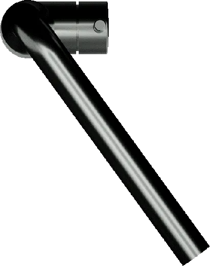 SCHOCK K�chenarmatur Gunmetal geb�rstet Einhebelmischer Oberfl�che: Schwarz matt mit Festauslauf 360� schwekbarer Auslauf