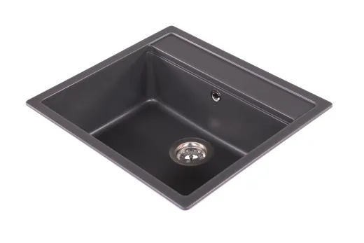 SCHOCK Kchensple Mono N-100 Cristadur Nano-Granitsple / Einbausple mit Drehexcenter