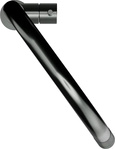 SCHOCK K�chenarmatur Talinos Gunmetal Einhebelmischer / Sp�ltischarmatur Oberfl�che: Schwarz matt mit Zugauslauf mit verdeckter Auszugsbrause