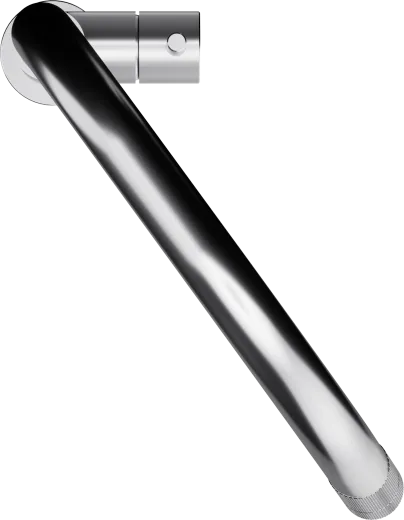 SCHOCK K�chenarmatur Talinos Edelstahl massiv Einhebelmischer / Sp�ltischarmatur Oberfl�che: geb�rstet mit Zugauslauf mit verdeckter Auszugsbrause