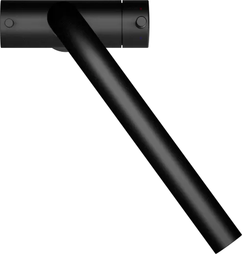SCHOCK K�chenarmatur Vitus Schwarz mit Festauslauf 3-Wege Trinkwasserfilter Armatur Oberfl�che: Cristadur� Farbe Puro 360� schwenkbarer Auslauf