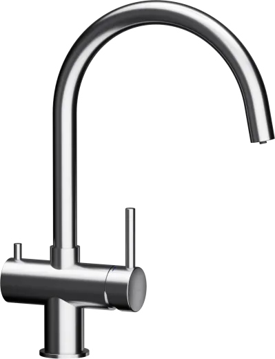 SCHOCK K�chenarmatur Ares EDM mit Festauslauf 3-Wege Trinkwasserfilter Armatur Edelstahl 360� schwenkbarer Auslauf