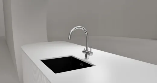 SCHOCK K�chenarmatur Ares EDM mit Festauslauf 3-Wege Trinkwasserfilter Armatur Edelstahl 360� schwenkbarer Auslauf