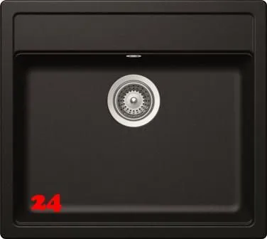 SCHOCK Kchensple Mono N-100 FB Cristadur Nano-Granitsple flchenbndig mit Drehexcenter