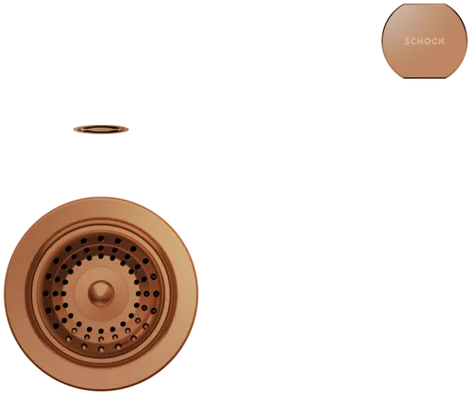 SCHOCK Kchensple Mono N-100 FB Cristadur Nano-Granitsple flchenbndig mit Drehexcenter