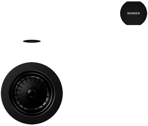 SCHOCK Kchensple Mono N-100 FB Cristadur Nano-Granitsple flchenbndig mit Drehexcenter