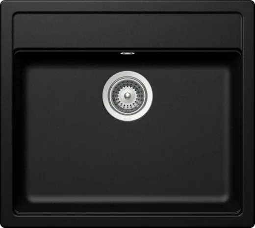 SCHOCK Kchensple Mono N-100 FB Cristadur Nano-Granitsple flchenbndig mit Drehexcenter