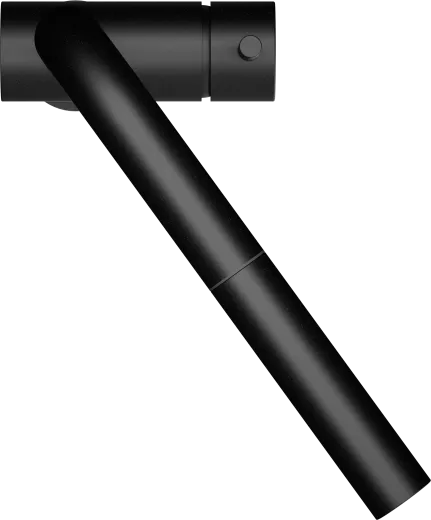 SCHOCK K�chenarmatur Epos Schwarz Einhebelmischer Oberfl�che: Cristadur� Farbe Puro mit Zugauslauf 180� schwenkbarer Auslauf Niederdruck