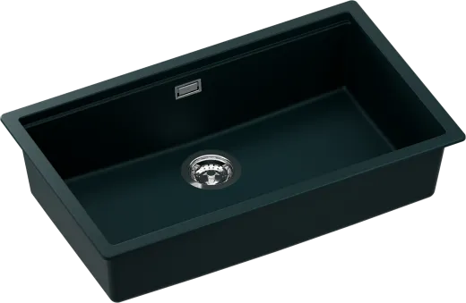 SCHOCK K�chensp�le Kiruna N-100XL-FB Cristadur� Nano-Granitsp�le fl�chenb�ndig Green Line mit Drehexcenter