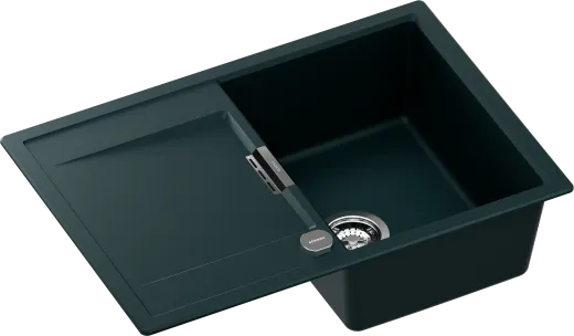 SCHOCK K�chensp�le Mono D-100S Cristadur� Nano-Granitsp�le / Einbausp�le Green Line mit Drehexcenter
