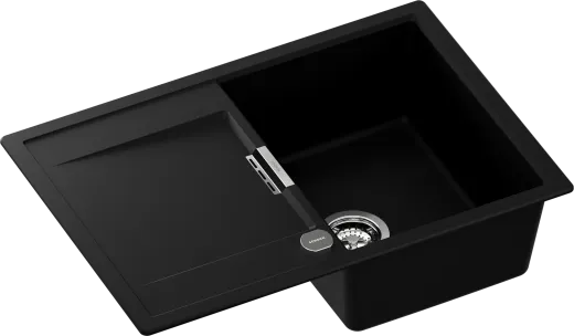 SCHOCK K�chensp�le Mono D-100S Cristadur� Nano-Granitsp�le / Einbausp�le Green Line mit Drehexcenter