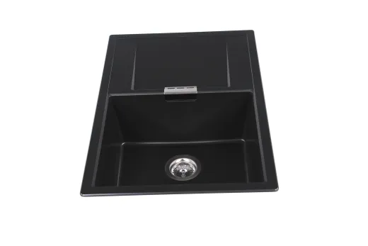 SCHOCK K�chensp�le Mono D-100 Cristadur� Nano-Granitsp�le / Einbausp�le Green Line mit Drehexcenter