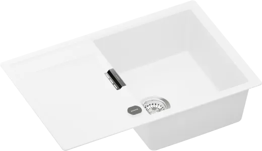 SCHOCK K�chensp�le Mono D-100 Cristadur� Nano-Granitsp�le / Einbausp�le Green Line mit Drehexcenter