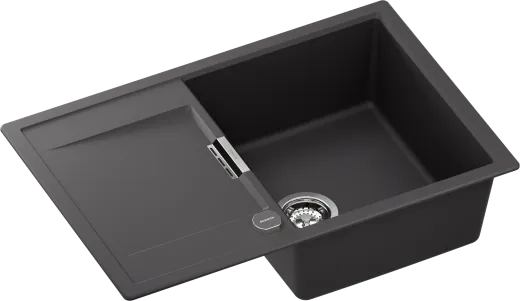 SCHOCK K�chensp�le Mono D-100 Cristadur� Nano-Granitsp�le / Einbausp�le Green Line mit Drehexcenter