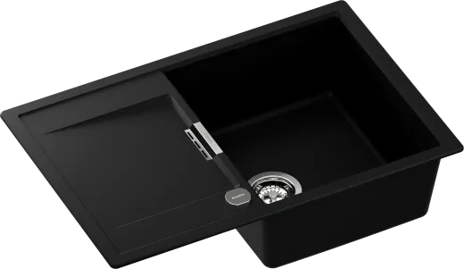 SCHOCK K�chensp�le Mono D-100 Cristadur� Nano-Granitsp�le / Einbausp�le Green Line mit Drehexcenter