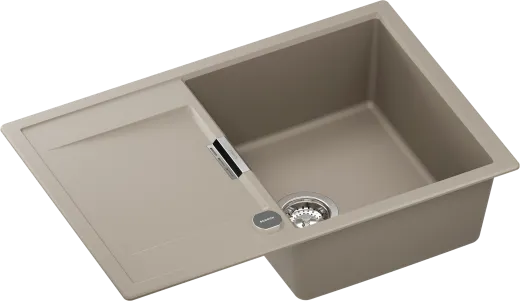 SCHOCK K�chensp�le Mono D-100 Cristadur� Nano-Granitsp�le / Einbausp�le Green Line mit Drehexcenter
