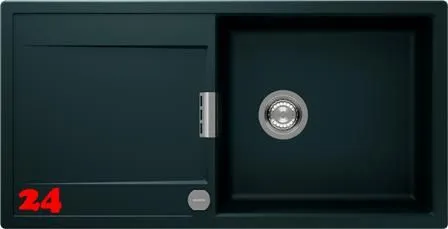 SCHOCK K�chensp�le Mono D-100L Cristadur� Nano-Granitsp�le / Einbausp�le Green Line mit Drehexcenter