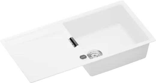 SCHOCK K�chensp�le Mono D-100L Cristadur� Nano-Granitsp�le / Einbausp�le Green Line mit Drehexcenter