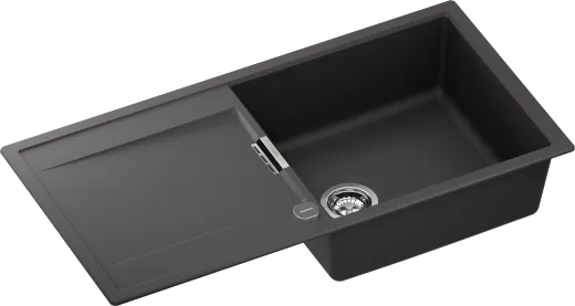 SCHOCK K�chensp�le Mono D-100L Cristadur� Nano-Granitsp�le / Einbausp�le Green Line mit Drehexcenter