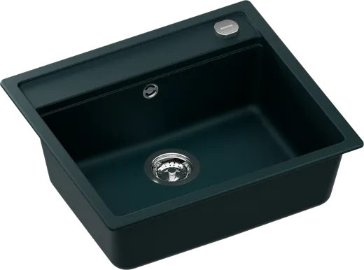 SCHOCK K�chensp�le Mono N-100 Cristadur� Nano-Granitsp�le / Einbausp�le Green Line mit Drehexcenter