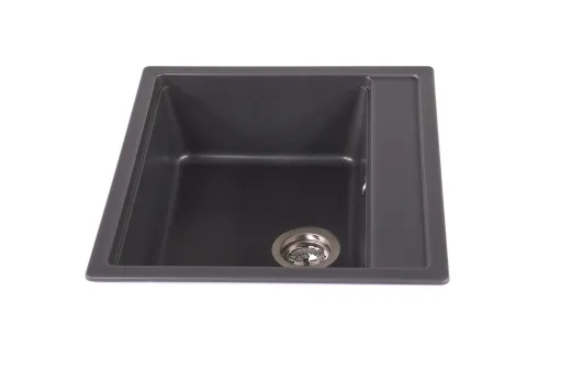 SCHOCK K�chensp�le Mono N-100 Cristadur� Nano-Granitsp�le / Einbausp�le Green Line mit Drehexcenter
