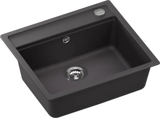 SCHOCK K�chensp�le Mono N-100 Cristadur� Nano-Granitsp�le / Einbausp�le Green Line mit Drehexcenter
