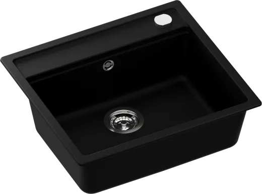 SCHOCK K�chensp�le Mono N-100 Cristadur� Nano-Granitsp�le / Einbausp�le Green Line mit Drehexcenter