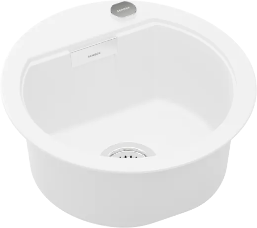 SCHOCK K�chensp�le Mono R-100 Cristadur� Nano-Granitsp�le / Runde Sp�le Green Line mit Drehexcenter