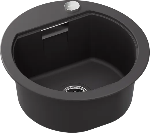 SCHOCK K�chensp�le Mono R-100 Cristadur� Nano-Granitsp�le / Runde Sp�le Green Line mit Drehexcenter
