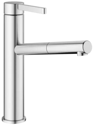 KWC K�chenarmatur Bevo E ECO 10.531.452.700FL Einhebelmischer Edelstahl massiv mit Zugauslauf (3600013783)