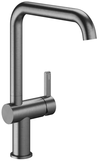 KWC K�chenarmatur Bevo E 10.531.012.779FL Einhebelmischer Brushed Graphite PVD mit Festauslauf Griffposition rechts (3600018012)