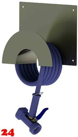 KWC KURI Reinigungsset G 3/4 inkl. Schlauchhalter Edelstahl Molkereidampfschlauch 15 Meter (100.191)