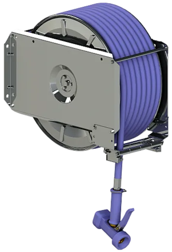 KWC KURI Schlauchaufroller automatisch Edelstahl Molkereidampfschlauch 20 Meter (100.200)