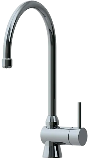 KWC KURI Basic 119.65.Z.001.C Einhebelmischer Chrom mit Festauslauf f�r das Objekt (119.65Z001C)