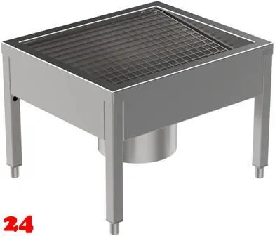 DREILICH Schuh-/ Stiefelreinigungsanlage 424SRA-700 bodenstehend mit Schlammfangbeh�lter L�nge 700mm (3507280006)