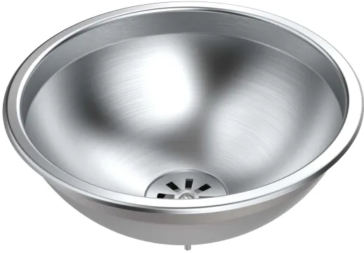 DREILICH Einbau-Waschbecken Pluto 290M-O� Rundbecken Edelstahl matt geb�rstet ohne �berlauf (3502180001)